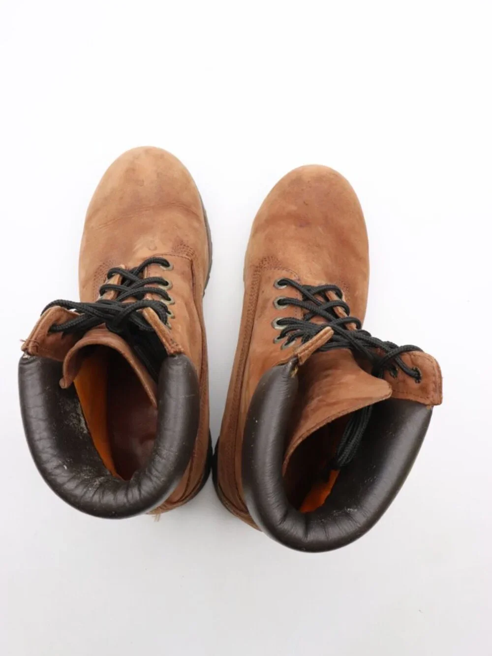 Timberland 6” Premium Waterproof Men’s 9 M Brown Nubuck Leather Boots Made USA